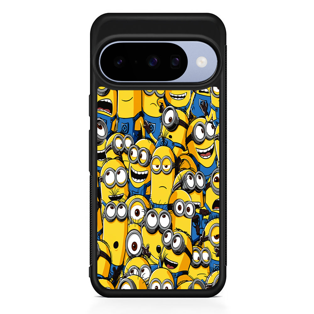 Despicable Me Army of Minions Google Pixel 10 Case | Google Pixel 10 Rubber Protective Case