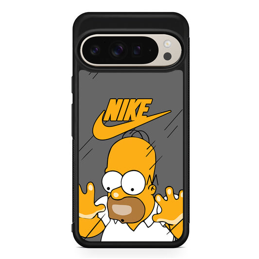 Nike Homer Simpson Character Google Pixel 9 Pro Case | Slim Protective Cover