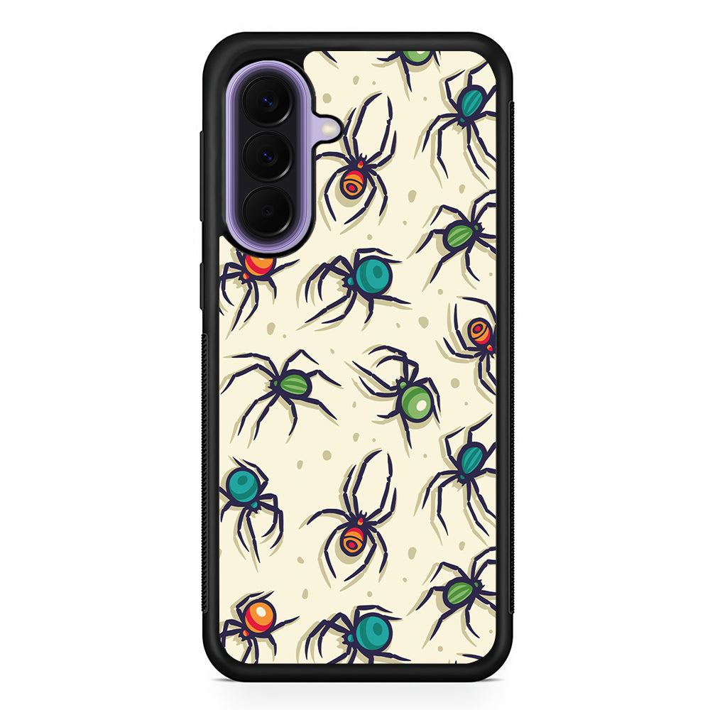 Colorful Spider Collection Samsung Galaxy A57 Case | Slim Samsung Galaxy A57 Rubber Case