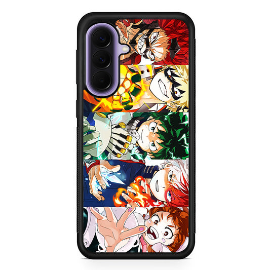 My Hero Academia Main Characters Samsung Galaxy A57 Case | Slim Samsung Galaxy A57 Rubber Case