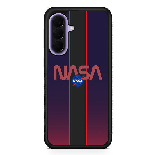 Nasa Stripe Line Red Samsung Galaxy A57 Case | Slim Samsung Galaxy A57 Rubber Case