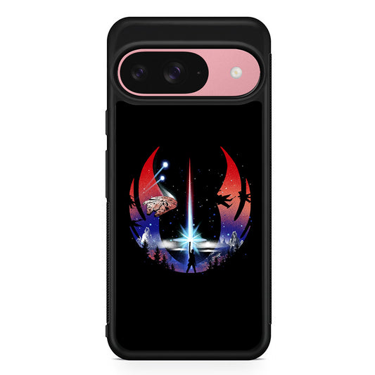 Jedi Order Logo Star Wars Google Pixel 9 Case | Google Pixel 9 Protective Rubber Case