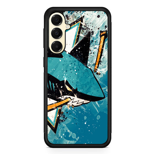 NHL San Jose Sharks Team Samsung Galaxy A16 Case | Slim Rubber Samsung Galaxy A16 Case