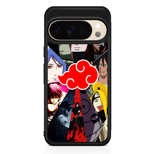 Naruto Akatsuki Clan Member Google Pixel 10 Pro XL Case | Slim Google Pixel 10 Pro XL Protective Case