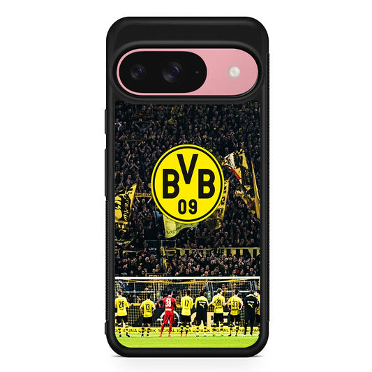 Borussia Dortmund Supporters Google Pixel 9 Case | Google Pixel 9 Protective Rubber Case