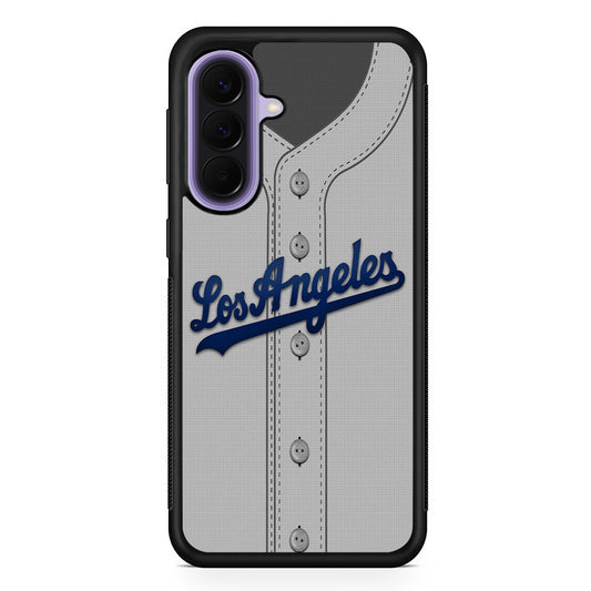 MLB Los Angeles Dodgers Jersey Samsung Galaxy A57 Case | Slim Samsung Galaxy A57 Rubber Case