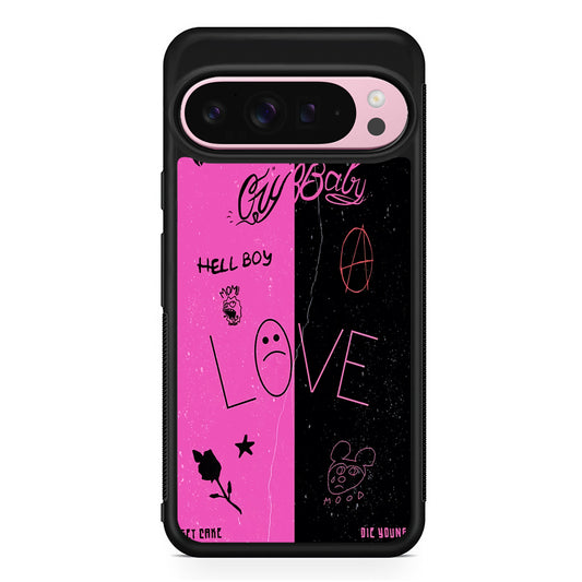 Lil Peep Pink and Black Google Pixel 9 Pro XL Case | Protective Cover