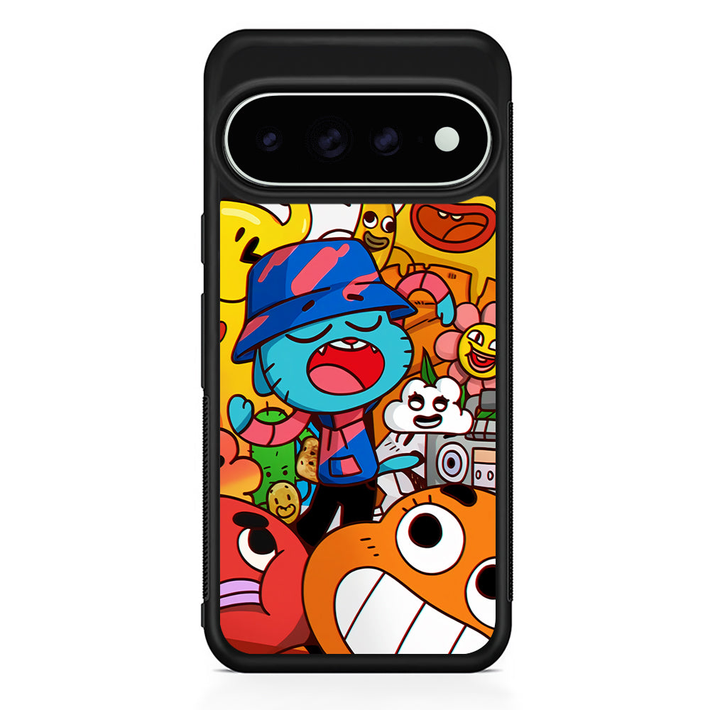 Gumball and Friends Doodle Google Pixel 11 Pro XL Case - Custom Design Protective Case