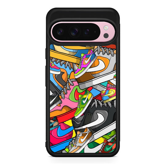 Nike Mix Shoes Google Pixel 9 Pro XL Case | Protective Cover
