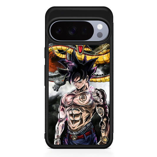 Goku X Shenron Dragon Ball Z Google Pixel 10 Pro Case | Slim Google Pixel 10 Pro Rubber Case