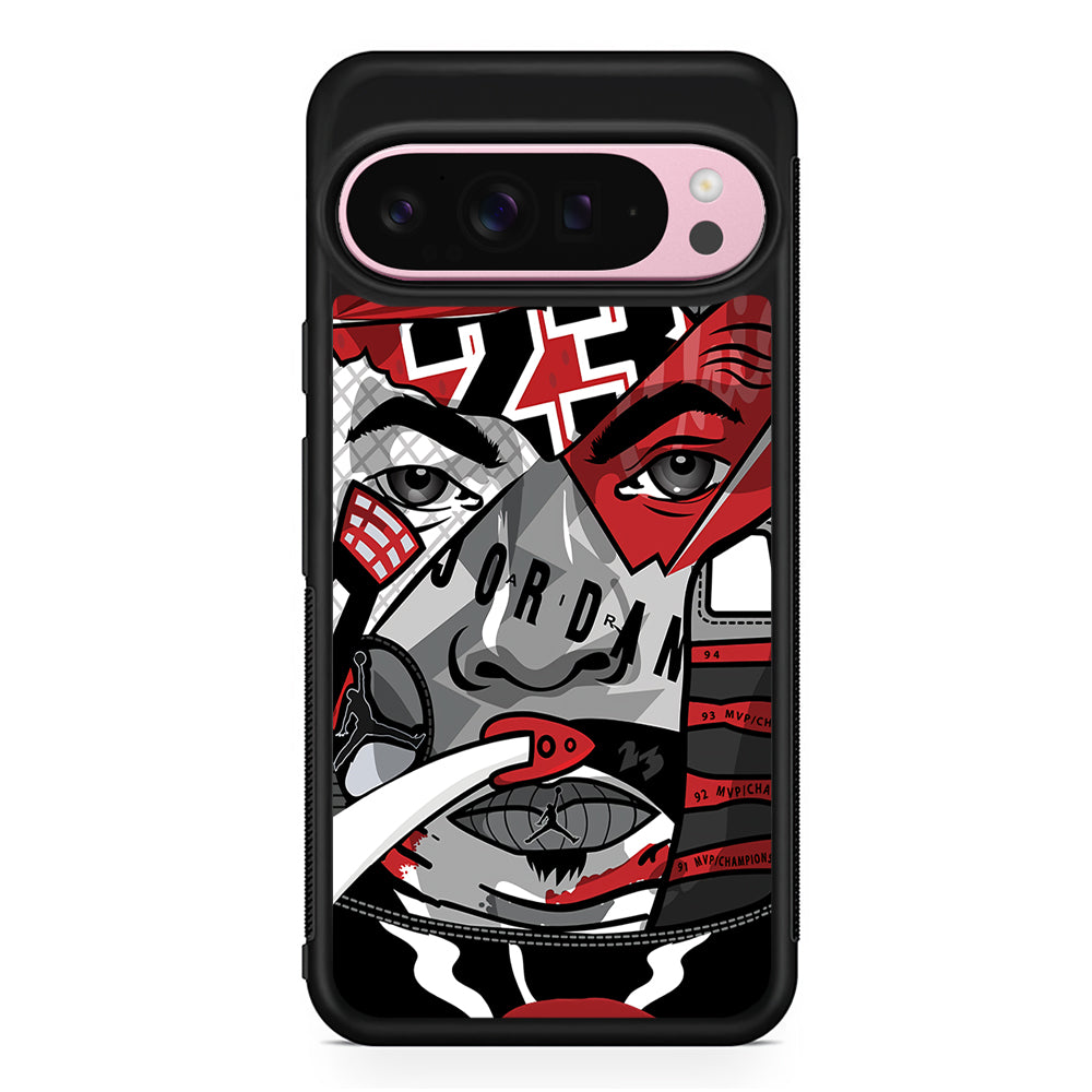 Air Jordan Warrior's Eyes Google Pixel 9 Pro XL Case | Protective Cover