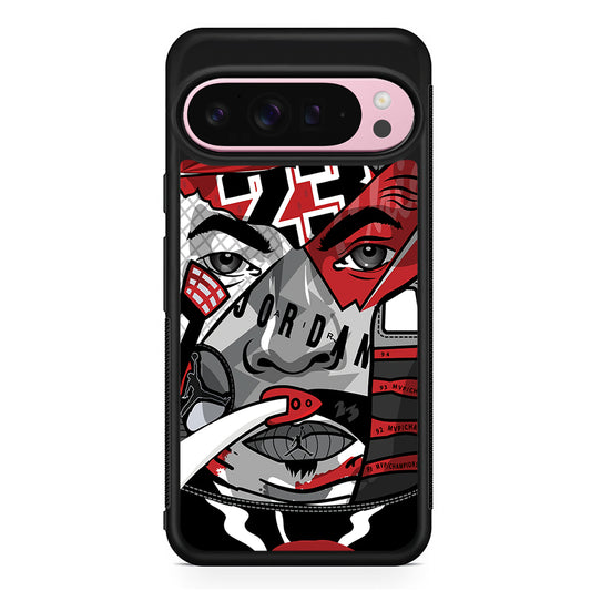 Air Jordan Warrior's Eyes Google Pixel 9 Pro XL Case | Protective Cover