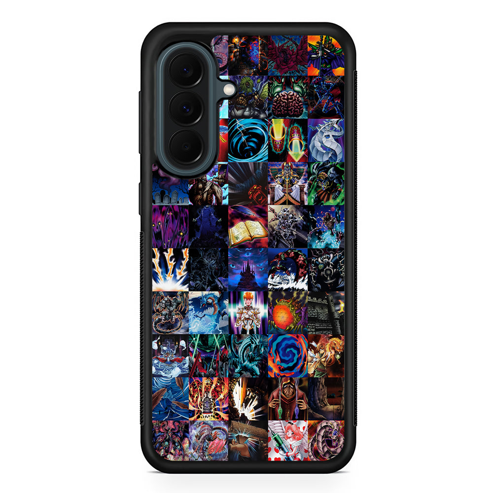 Yu-Gi-Oh Monster Card Collection Samsung Galaxy A37 Case | Samsung Galaxy A37 Rubber Phone Case