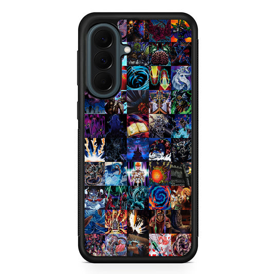 Yu-Gi-Oh Monster Card Collection Samsung Galaxy A37 Case | Samsung Galaxy A37 Rubber Phone Case