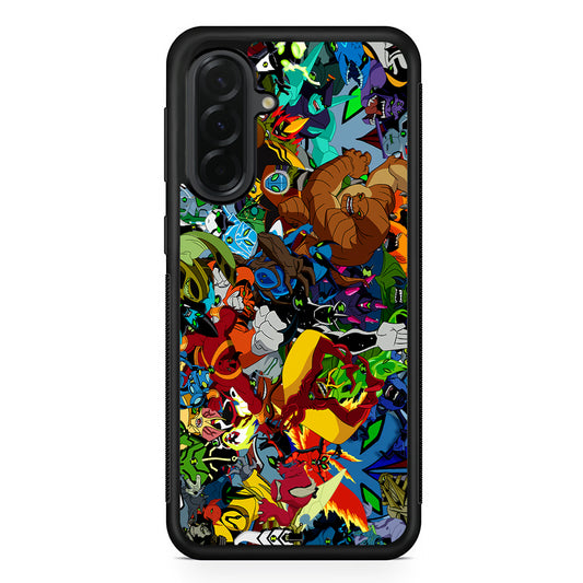 Ben 10 All The Alien Samsung Galaxy A36 Case | Protective Rubber Cover