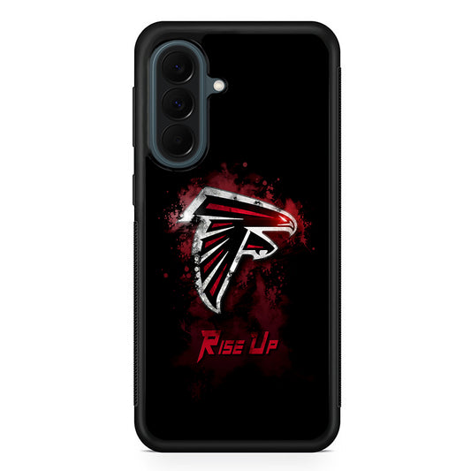 NFL Atlanta Falcons Rise Up Samsung Galaxy A37 Case | Samsung Galaxy A37 Rubber Phone Case
