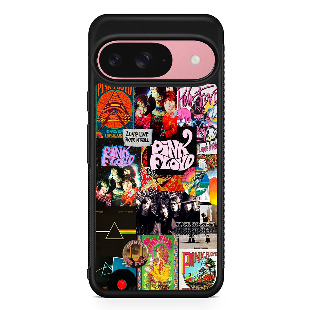 Pink Floyd Rock Aesthetic Google Pixel 9 Case | Google Pixel 9 Protective Rubber Case