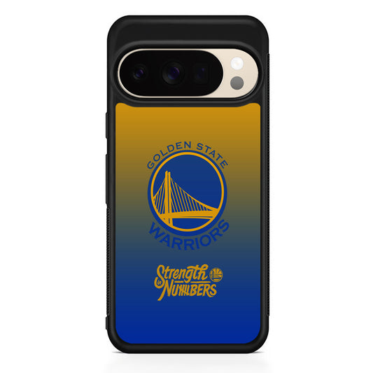 NBA Golden State Warriors Gradient Google Pixel 10 Pro XL Case | Slim Google Pixel 10 Pro XL Protective Case