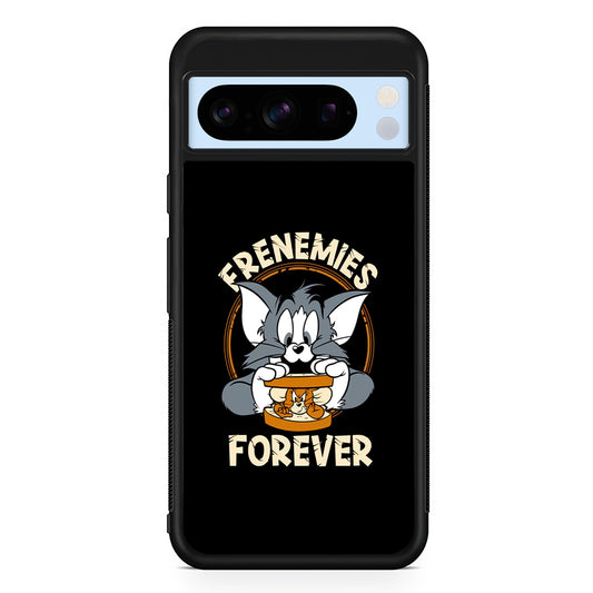 Tom and Jerry Frenemies Forever Google Pixel 8 Pro Case | Slim Rubber Case for Google Pixel 8 Pro