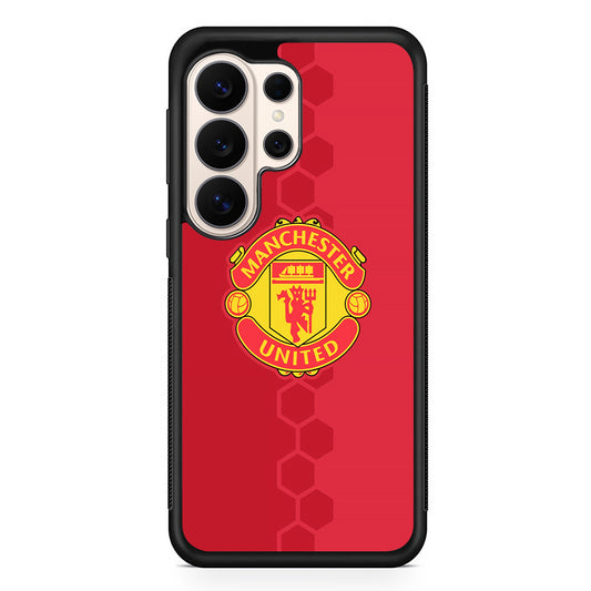 Manchester United Red Emblem Samsung Galaxy S26 Ultra Case | Slim Protective Case for Samsung Galaxy S26 Ultra