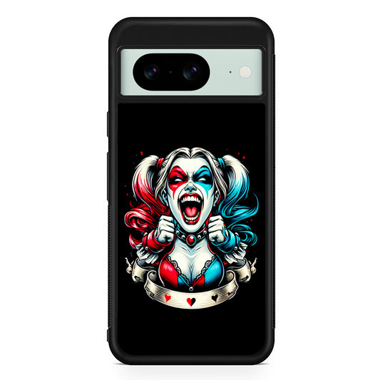 Harley Quinn Scream Google Pixel 8 Case | Durable Protective Cover for Google Pixel 8