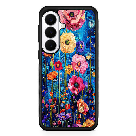 Painting of Flowers with a Blue Sky Samsung Galaxy S26 Plus Case | Slim Protective Cover for Samsung Galaxy S26 Plus