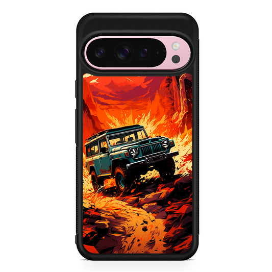 Jeep Offroad Adventure Car Google Pixel 9 Pro XL Case | Protective Cover