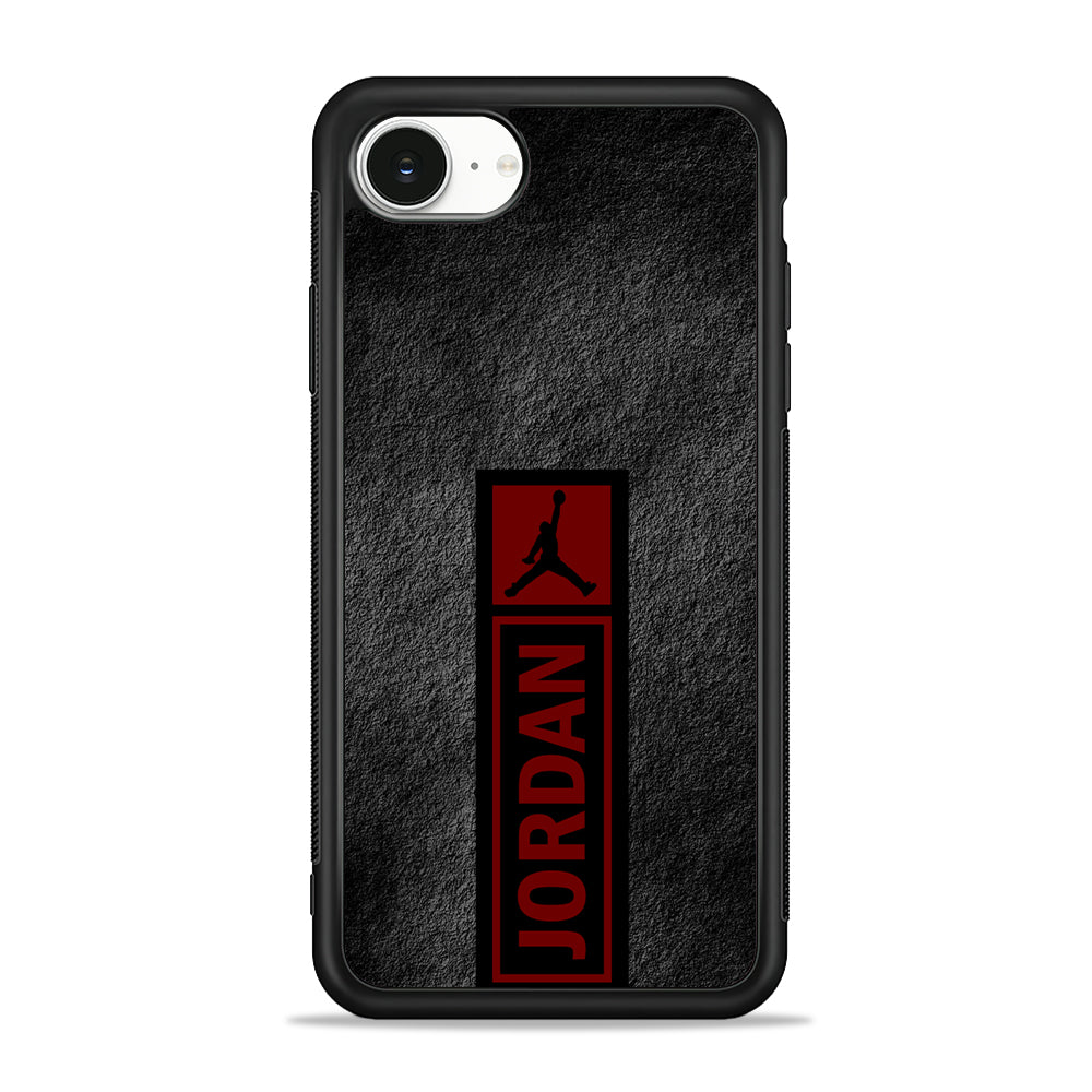Air Jordan Grey Abstract iPhone 16e Case - Slim Silicone Case