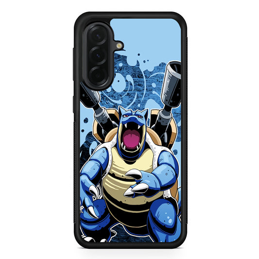 Blastoise Pokemon Samsung Galaxy A36 Case | Protective Rubber Cover