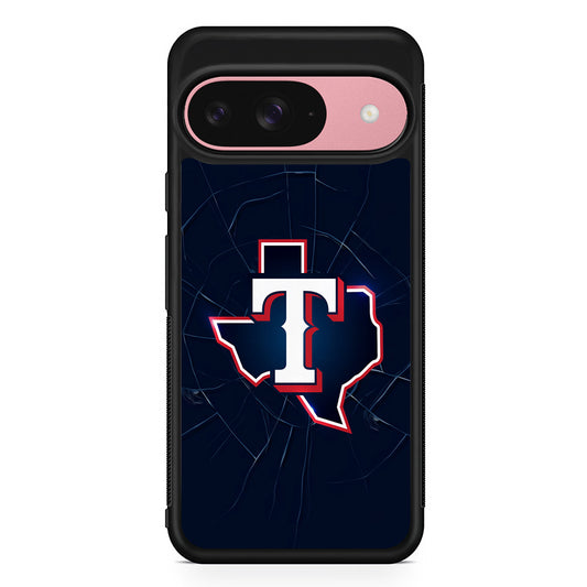 MLB Texas Rangers Team Google Pixel 9 Case | Google Pixel 9 Protective Rubber Case