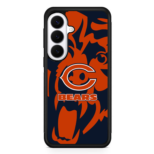 NFL Chicago Bears Scream Silhouette Samsung Galaxy S26 Plus Case | Slim Protective Cover for Samsung Galaxy S26 Plus