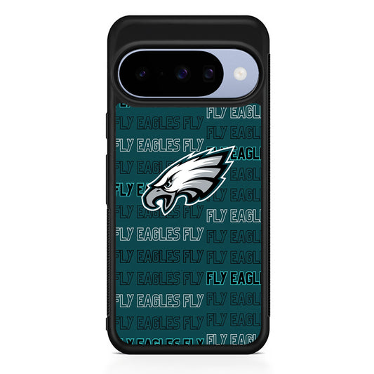NFL Philadelphia Eagles Fly Google Pixel 10 Case | Google Pixel 10 Rubber Protective Case