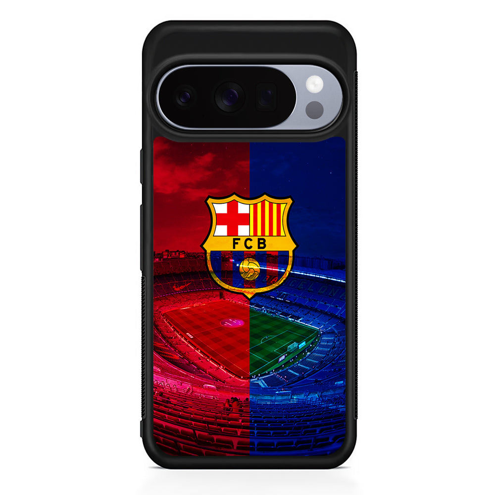 FC Barcelona Stadium Google Pixel 10 Pro Case | Slim Google Pixel 10 Pro Rubber Case