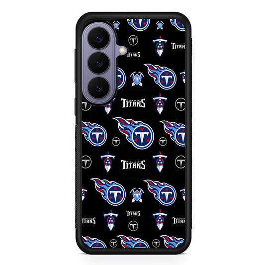 NFL Tennessee Titans Pattern Samsung Galaxy S26 Case | Durable Rubber Case for Samsung Galaxy S26