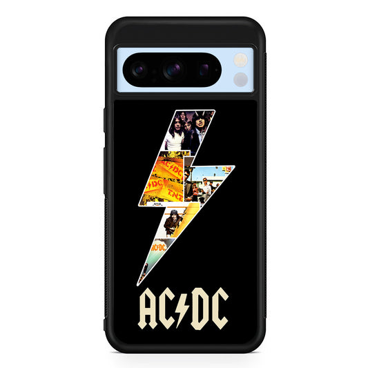 ACDC Rock Band Google Pixel 8 Pro Case | Slim Rubber Case for Google Pixel 8 Pro