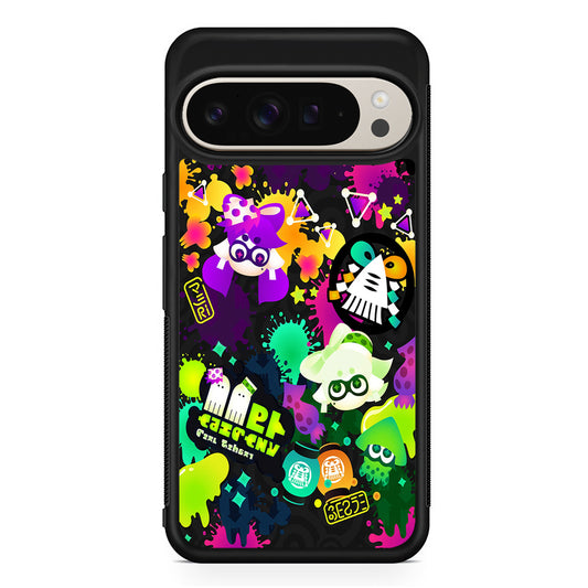 Splatoon Squid Graffiti Google Pixel 9 Pro Case | Slim Protective Cover
