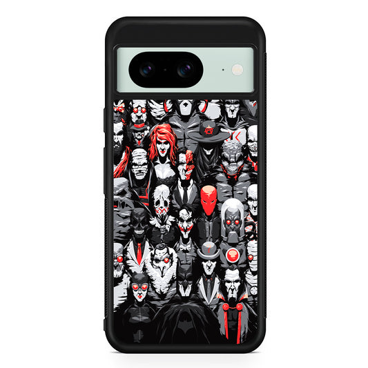 Batman Villains Character Google Pixel 8 Case | Durable Protective Cover for Google Pixel 8