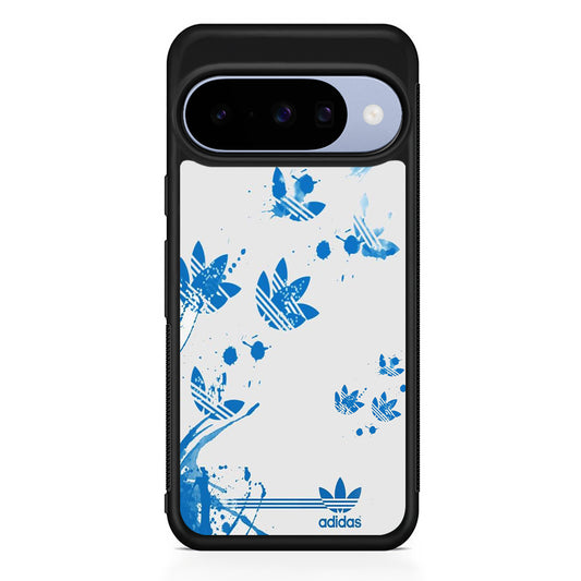 Adidas Track Paint Blue Google Pixel 10 Case | Google Pixel 10 Rubber Protective Case