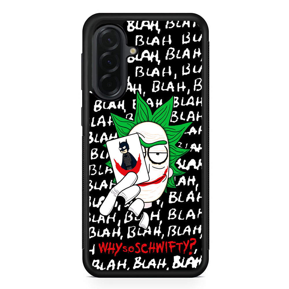 Rick Joker Quotes Samsung Galaxy A36 Case | Protective Rubber Cover
