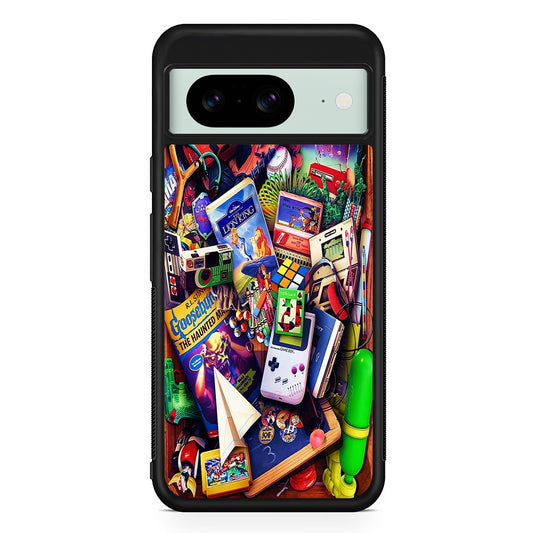 Mushup Game Vintage Google Pixel 8 Case | Durable Protective Cover for Google Pixel 8