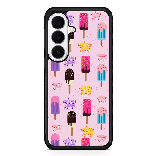 Pink Colourful Cute Ice Cream Samsung Galaxy S26 Plus Case | Slim Protective Cover for Samsung Galaxy S26 Plus
