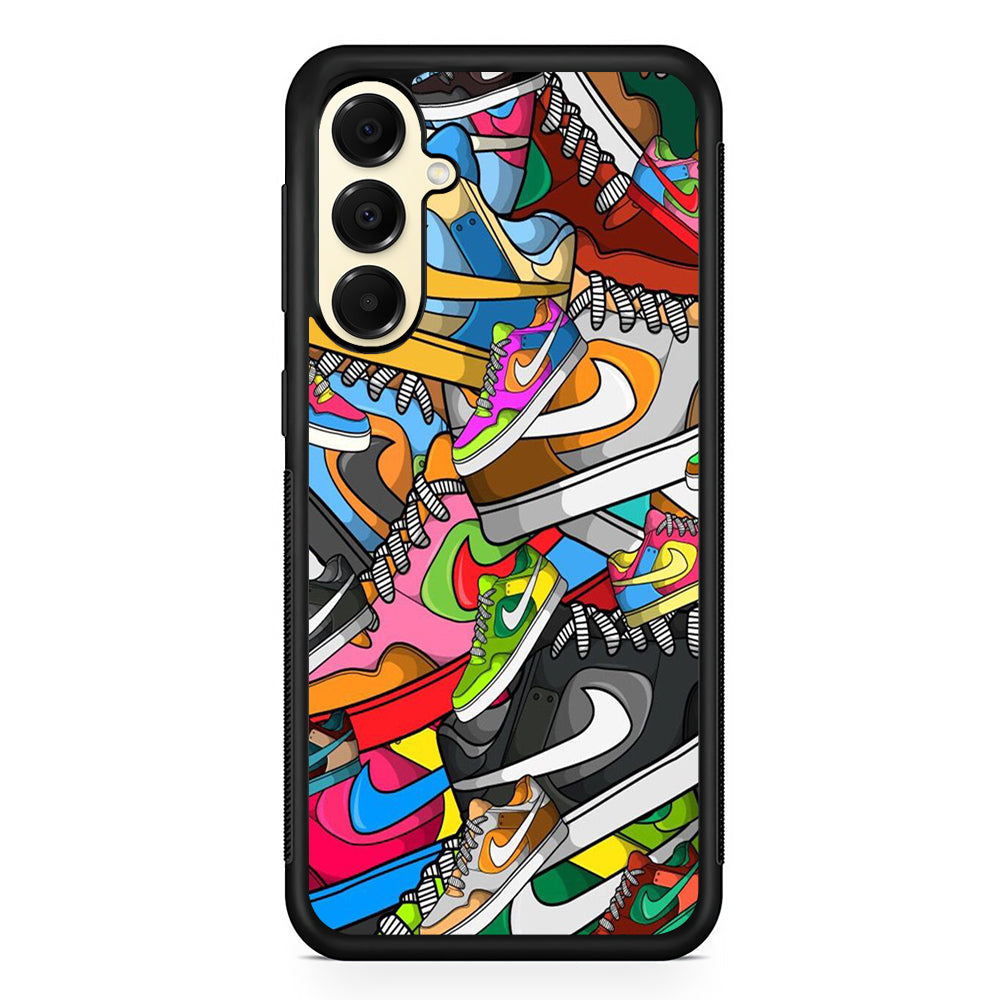 Nike Mix Shoes Samsung Galaxy A16 Case | Custom Protective Samsung Galaxy A16 Case