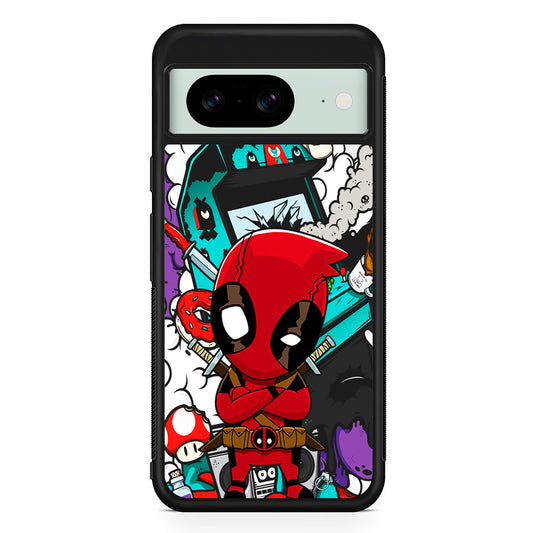 Deadpoll Destroy Game Station Google Pixel 8 Case | Durable Protective Cover for Google Pixel 8