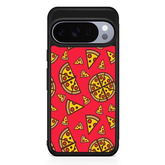 Pizza Slice Pattern Google Pixel 10 Pro Case | Slim Google Pixel 10 Pro Rubber Case