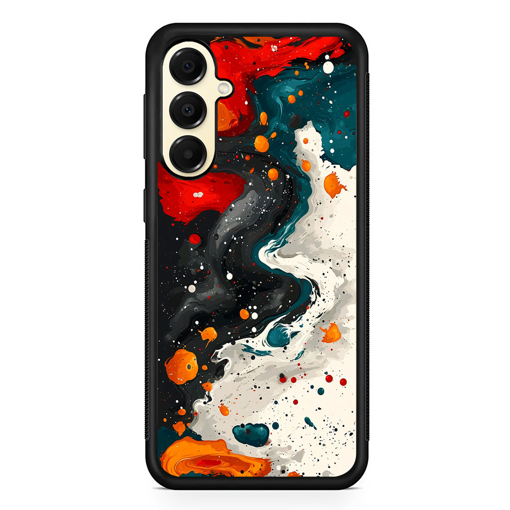 Liquid Abstract Painting Art Samsung Galaxy A16 Case | Slim Rubber Samsung Galaxy A16 Case