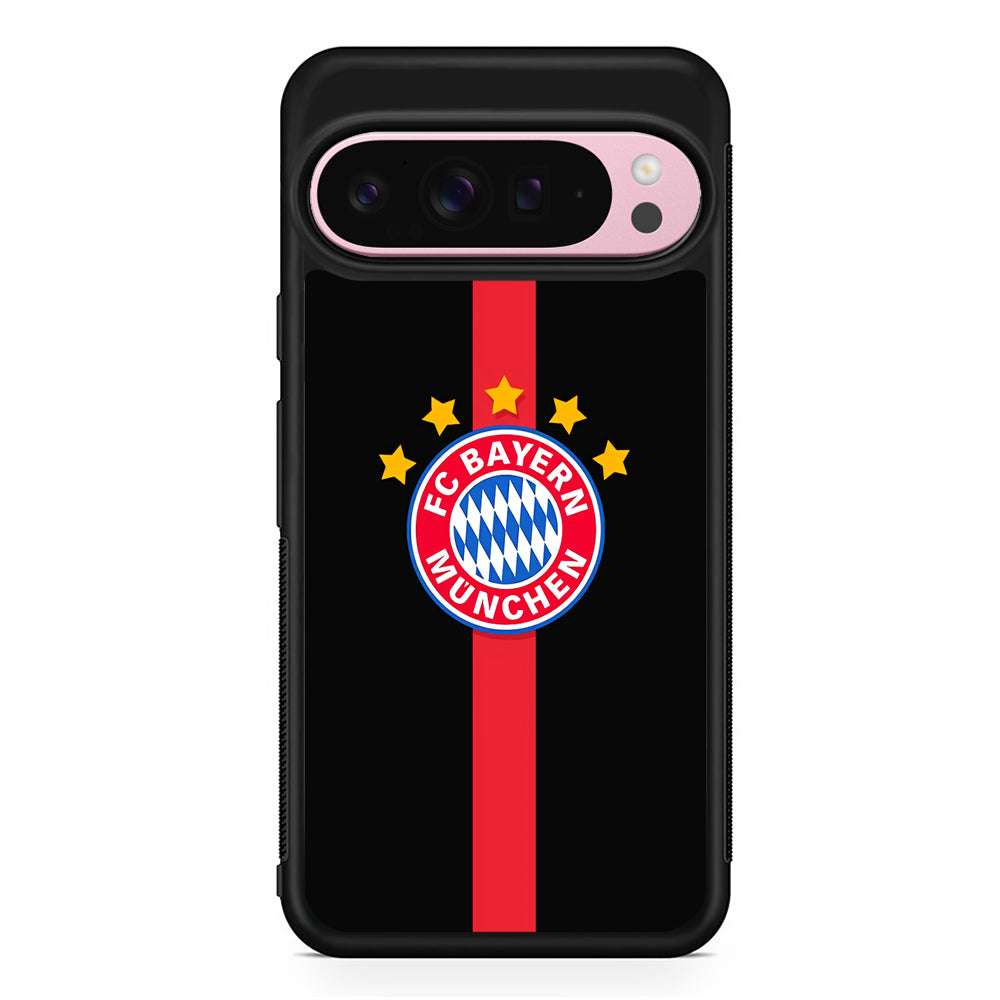 Bayern Munchen Stripe Red Google Pixel 9 Pro XL Case | Protective Cover