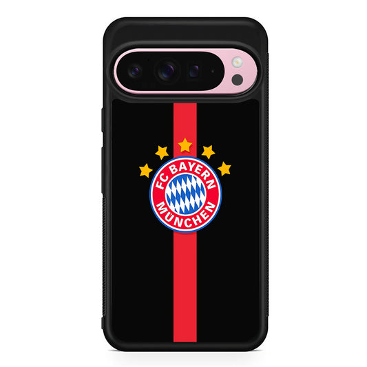 Bayern Munchen Stripe Red Google Pixel 9 Pro XL Case | Protective Cover
