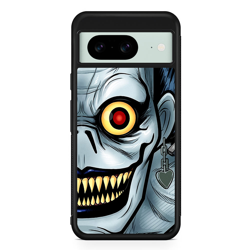 Ryuk Death Note Half Face Google Pixel 8 Case | Durable Protective Cover for Google Pixel 8