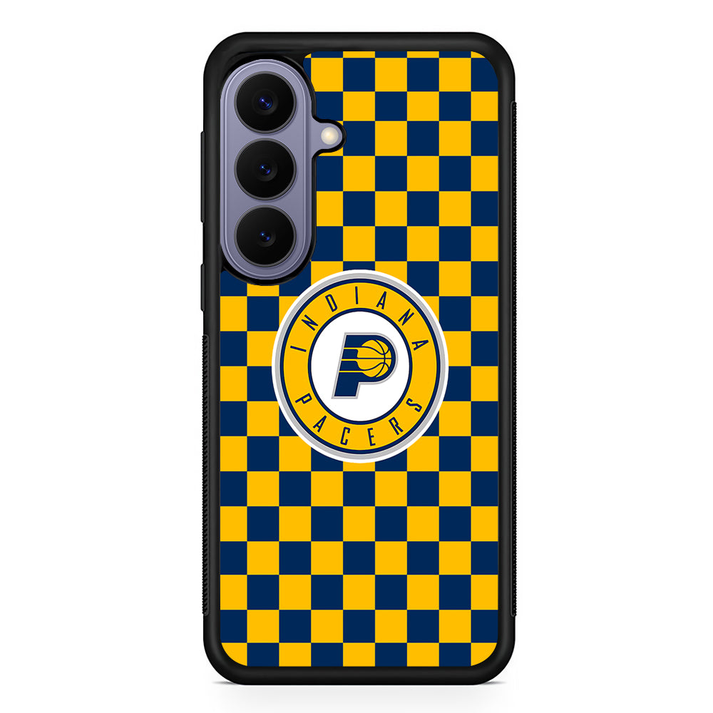 NBA Indiana Pacers Plaid Samsung Galaxy S26 Case | Durable Rubber Case for Samsung Galaxy S26