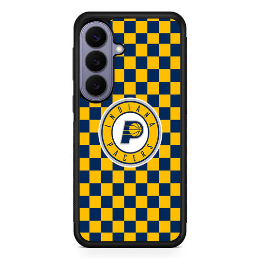 NBA Indiana Pacers Plaid Samsung Galaxy S26 Case | Durable Rubber Case for Samsung Galaxy S26